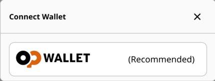 Connect Wallet Modal